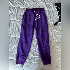 Figs magic purple scrub joggers